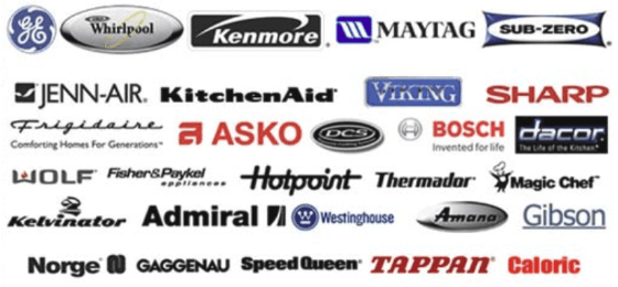 A list of appliance manufacturer logos 2018
